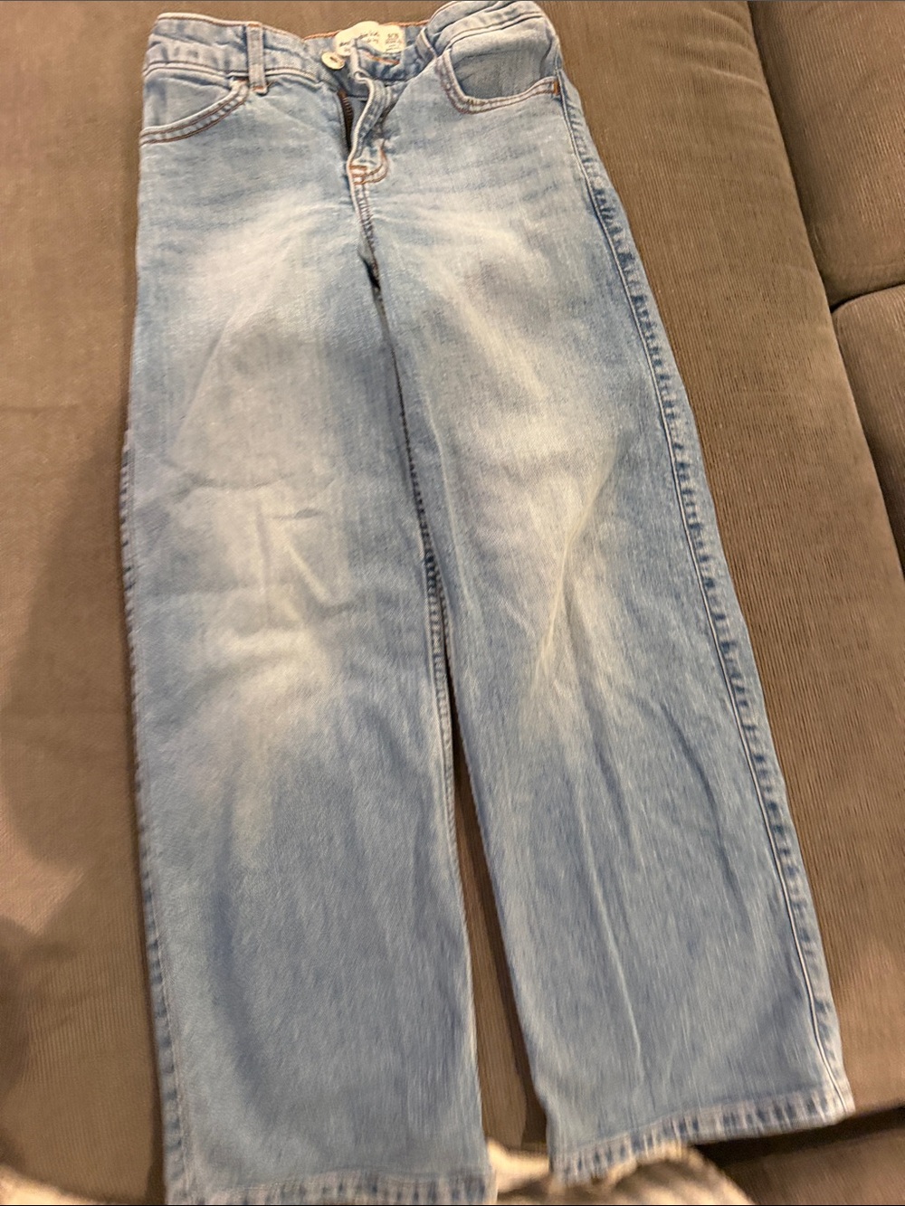 abercrombie kids Light Blue Straight Leg Jeans